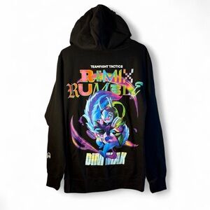 Steve aoki remix rumble Black Graphic Hoodie